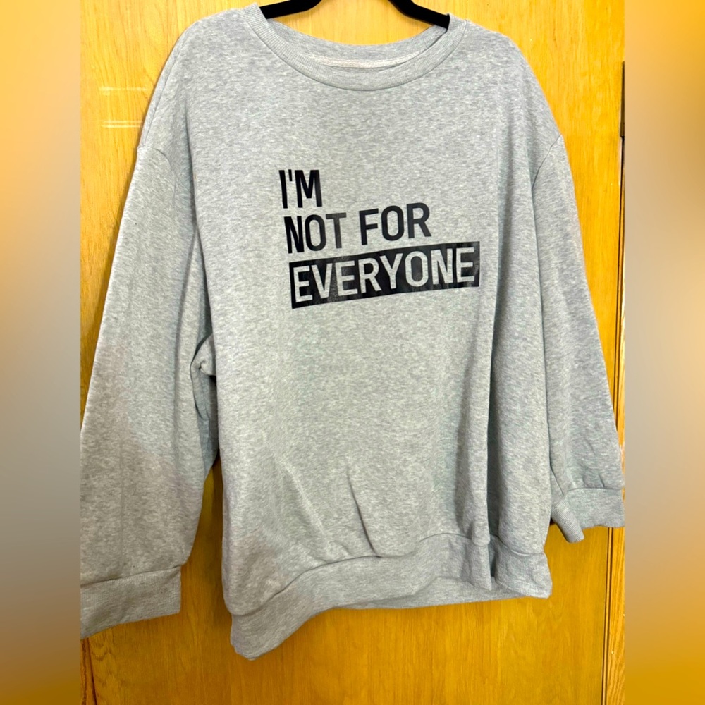 Gray sweater